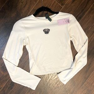 Wild Fable Pug Slightly Cropped Tee NWT